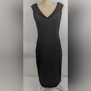 David Meister Black Sleeveless Dress Size 12